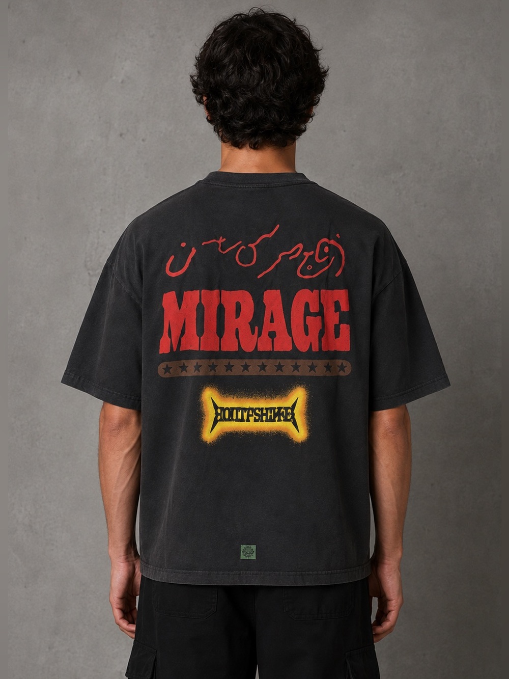 NWOT Travis Scott x Complexcon T-Shirt Men's Large Black Utopia Mirage Graphic - Picture 3 of 11